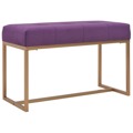  Banco 80 cm Veludo Roxo