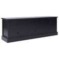 Banco de Corredor 115x30x40 cm Madeira Preto