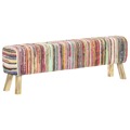Banco Tecido Chindi 160 cm Multicor