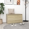 Banco de Corredor 80x40x45 cm Contraplacado Carvalho Sonoma