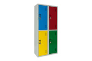 Cacifos Metálicos Cor Duplo 4 Cacifos 1400x600x300 mm S/ Pés