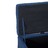 Banco C/ Compartimento de Arrumação 116 Cm Poliéster Azul