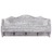 Cabide De Parede 50x10x23 Cm Madeira Cinzento