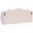 Cabide De Parede 50x10x23 Cm Madeira Branco