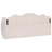 Cabide De Parede 50x10x23 Cm Madeira Branco