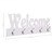 Cabide De Parede Welcome 74x29,5 Cm Branco