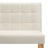 Banco 140 cm tecido cor creme