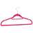 Conjunto de cabides antiderrapantes veludo rosa 20 pcs