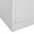 Cacifos 2 pcs 90x45x92,5 cm Aço Cinzento-claro