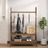 Suporte para Roupas 100x45,5x150 cm Pinho Maciço Castanho Mel